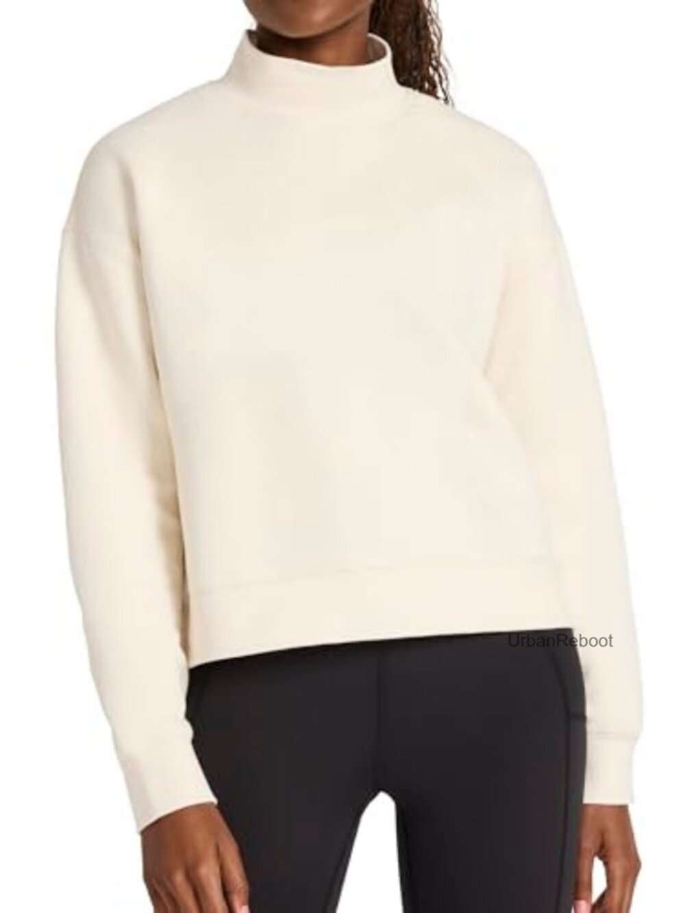 Vector Mock Neck Sweatshirt Midweight Cotton-Poly Standard Fit